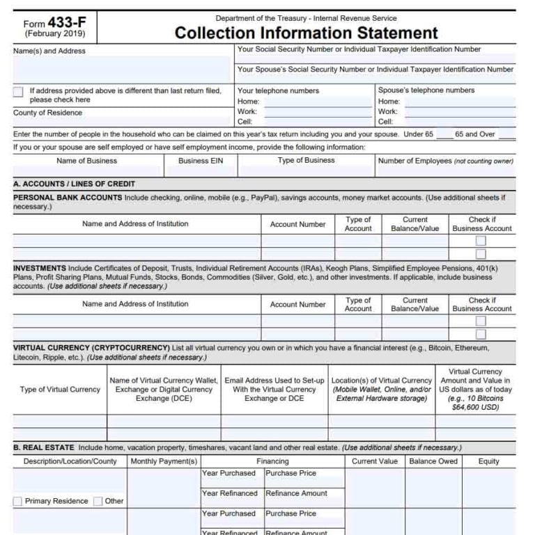 guide-to-irs-form-433-f-collection-information-statement